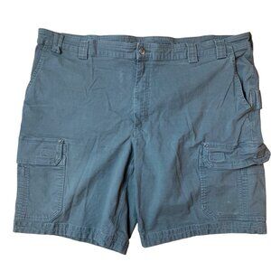 Duluth Trading Co. Flex Fire Hose Cargo Shorts 48 Relaxed Fit Gray Mens 97% Cott